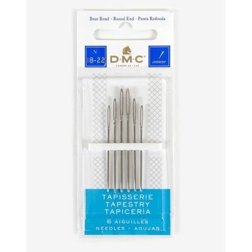 DMC  Tapestry needles, size 18/22 pack on Amazon