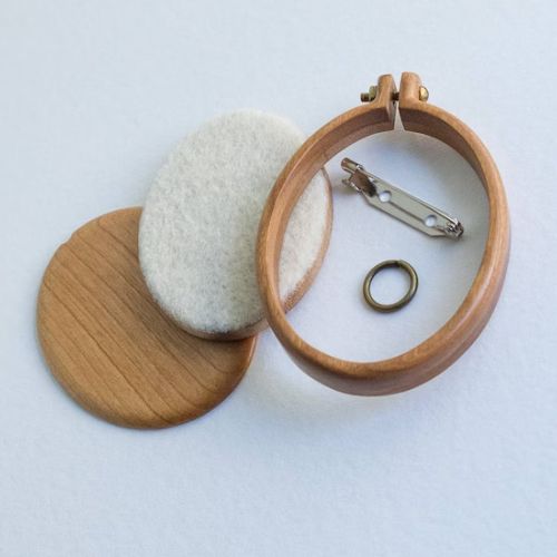 Premium-Hartholz Mini Hoop Stickrahmen-Bausatz auf Etsy