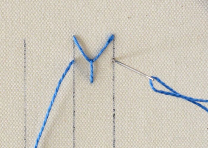 Verbundener Fliegenstich Step4