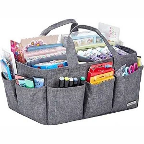 Craft organizer tote bag con più tasche su Amazon