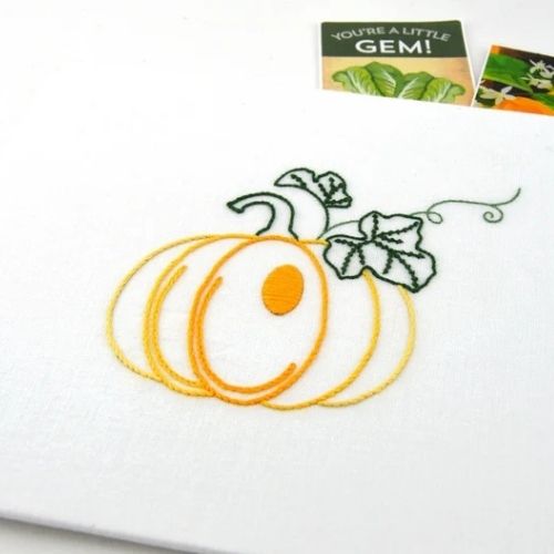 Embroidery pattern for harvest tables and Halloween by Fellenn on Etsy
